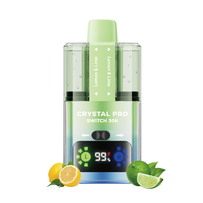 bulk wholesale Crystal Pro Switch 30k Vape Kit Box of 5 - Lemon Lime / Lemon Mint