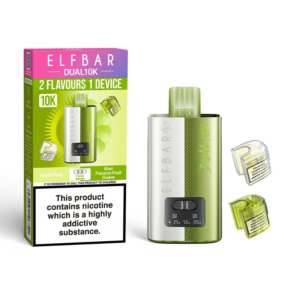 bulk wholesale Elf Bar Dual 10K Vape Kit Pack of 5 - Fruity Edition
