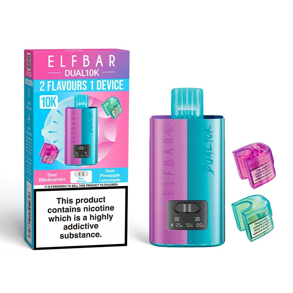 bulk wholesale Elf Bar Dual 10K Vape Kit Pack of 5 - Sour Edition