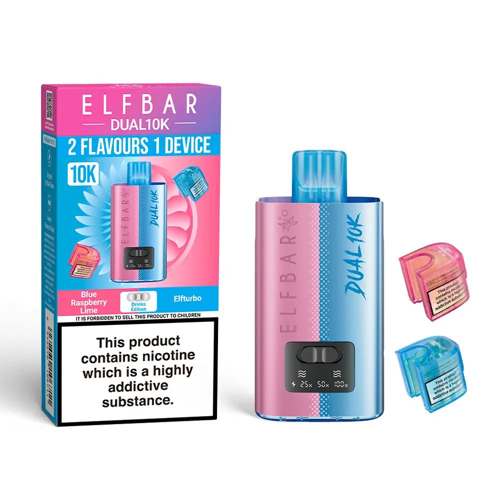 bulk wholesale Elf Bar Dual 10K Vape Kit Pack of 5 - Drinks Edition