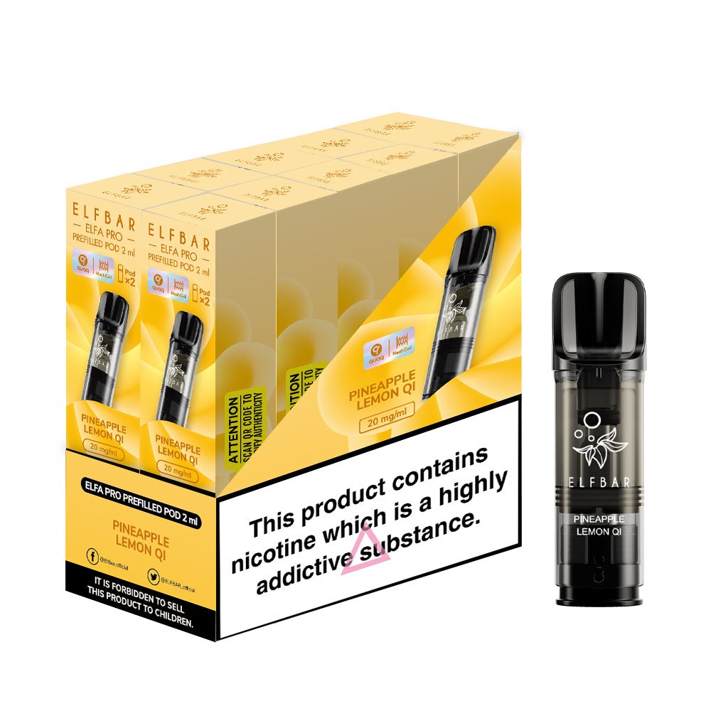 bulk wholesale Elf Bar Elfa Pro Pods For Replacement - 2pack - Pineapple Lemon QI