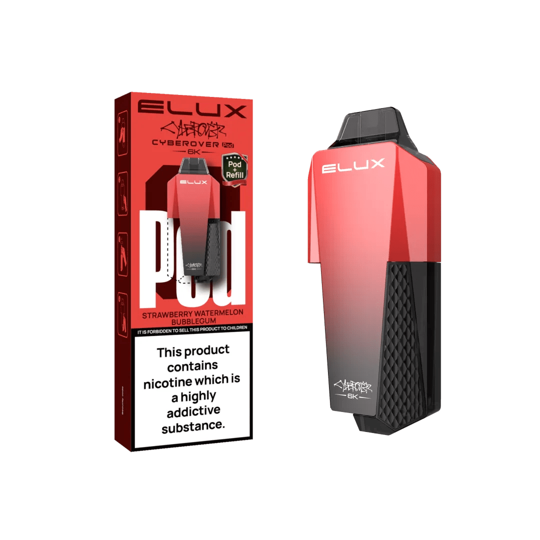bulk wholesale Elux Cyberover 6K Replacement Pods Box of 5 - Strawberry Watermelon Bubblegum