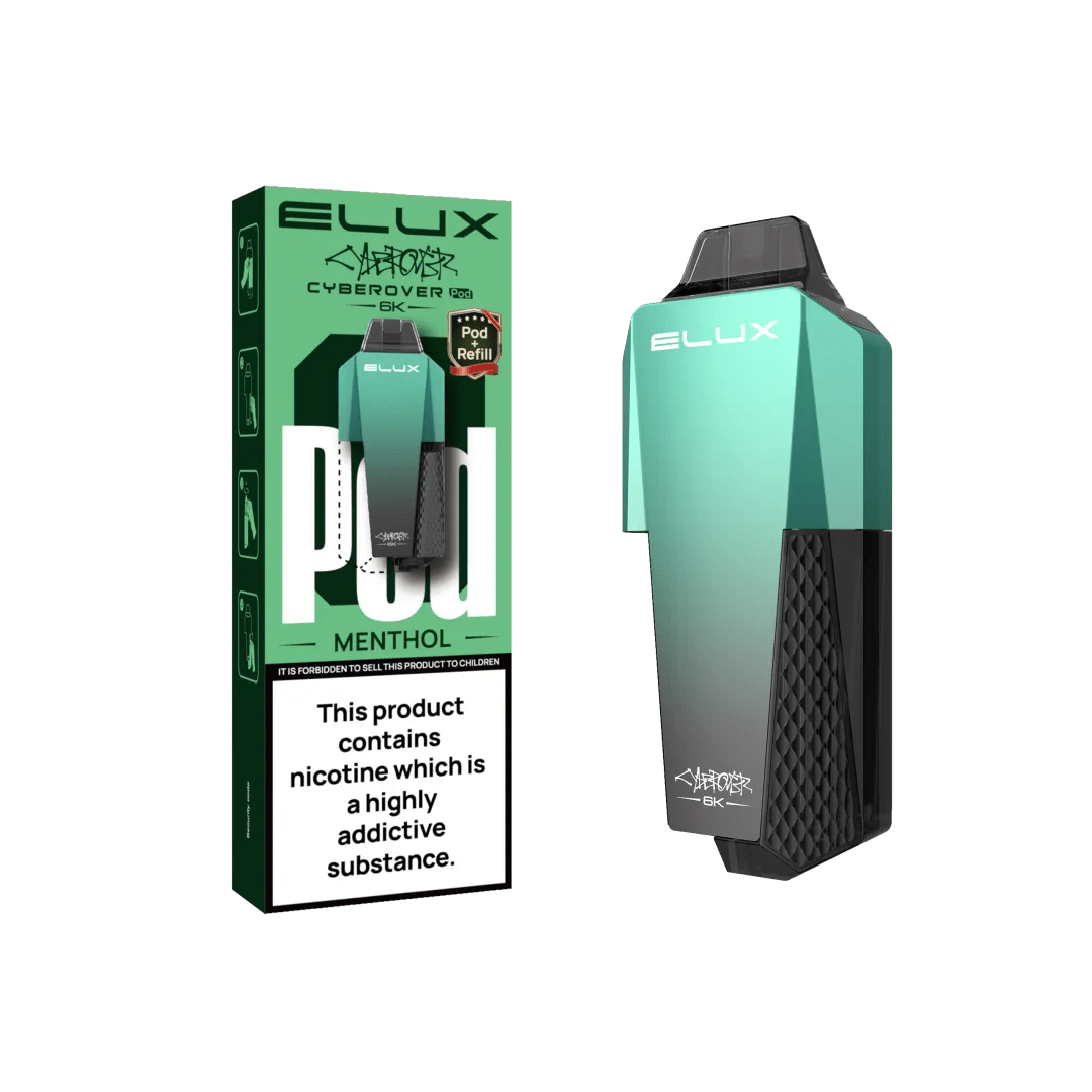 bulk wholesale Elux Cyberover 6K Replacement Pods Box of 5 - Menthol