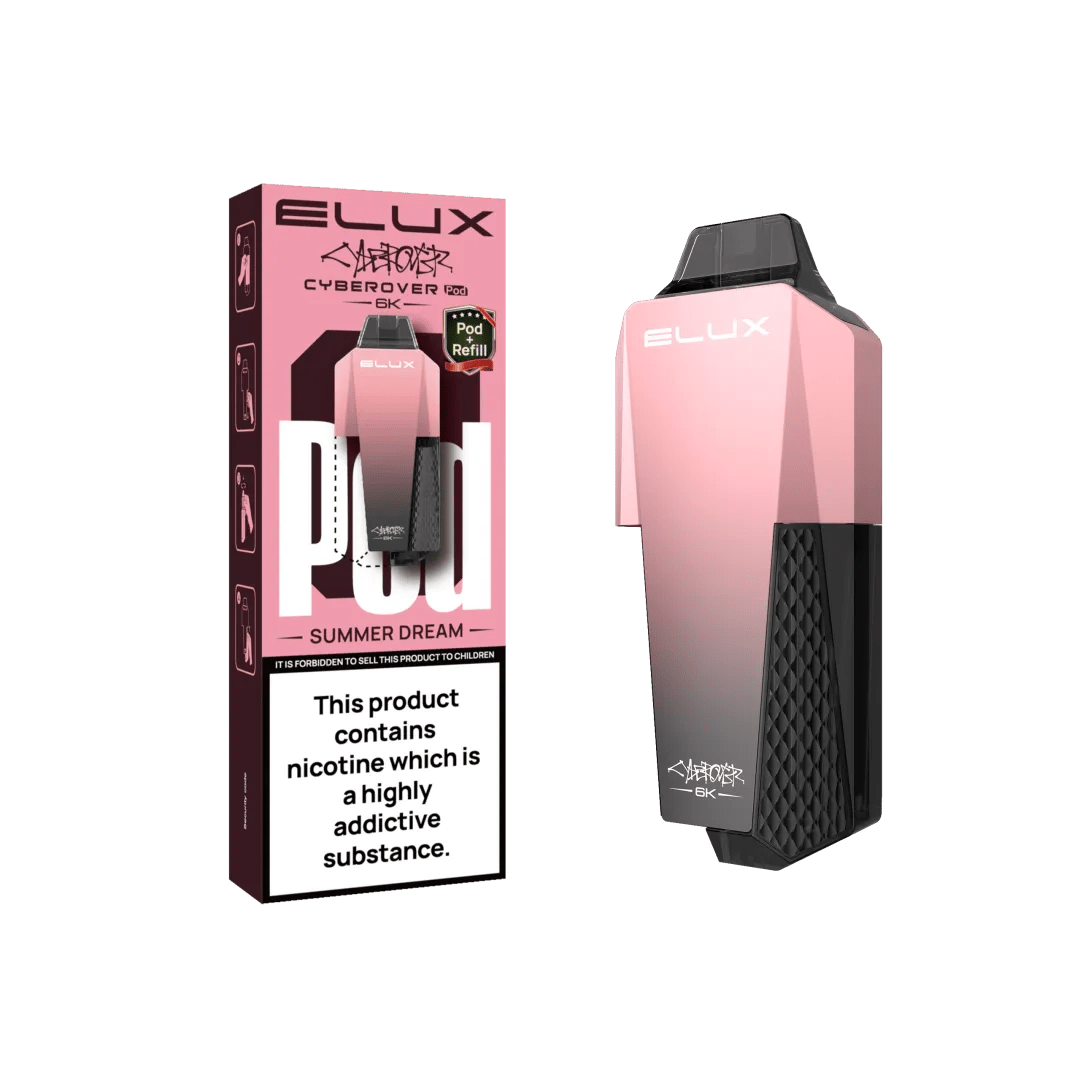 bulk wholesale Elux Cyberover 6K Replacement Pods Box of 5 - Strawberry Watermelon Bubblegum