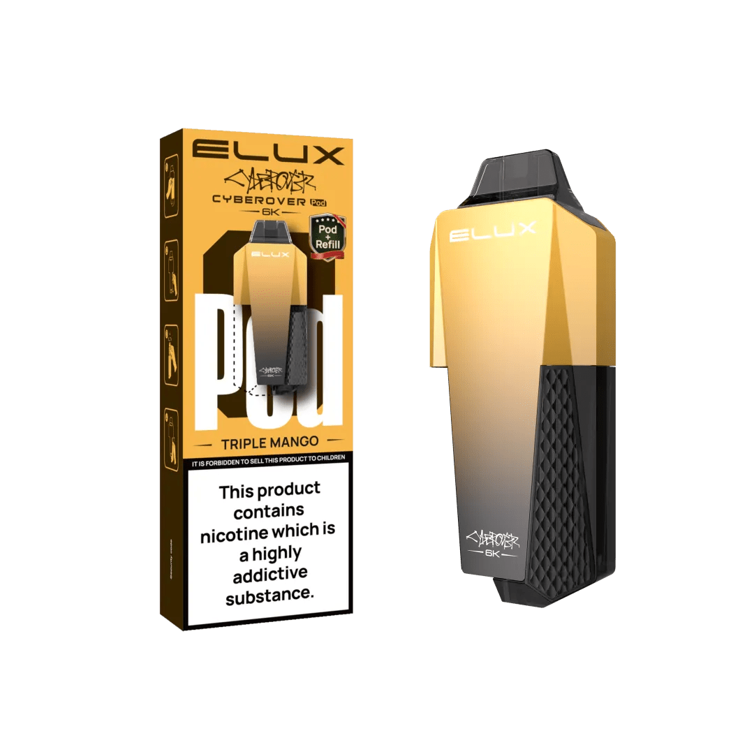 bulk wholesale Elux Cyberover 6K Replacement Pods Box of 5 - Triple Mango
