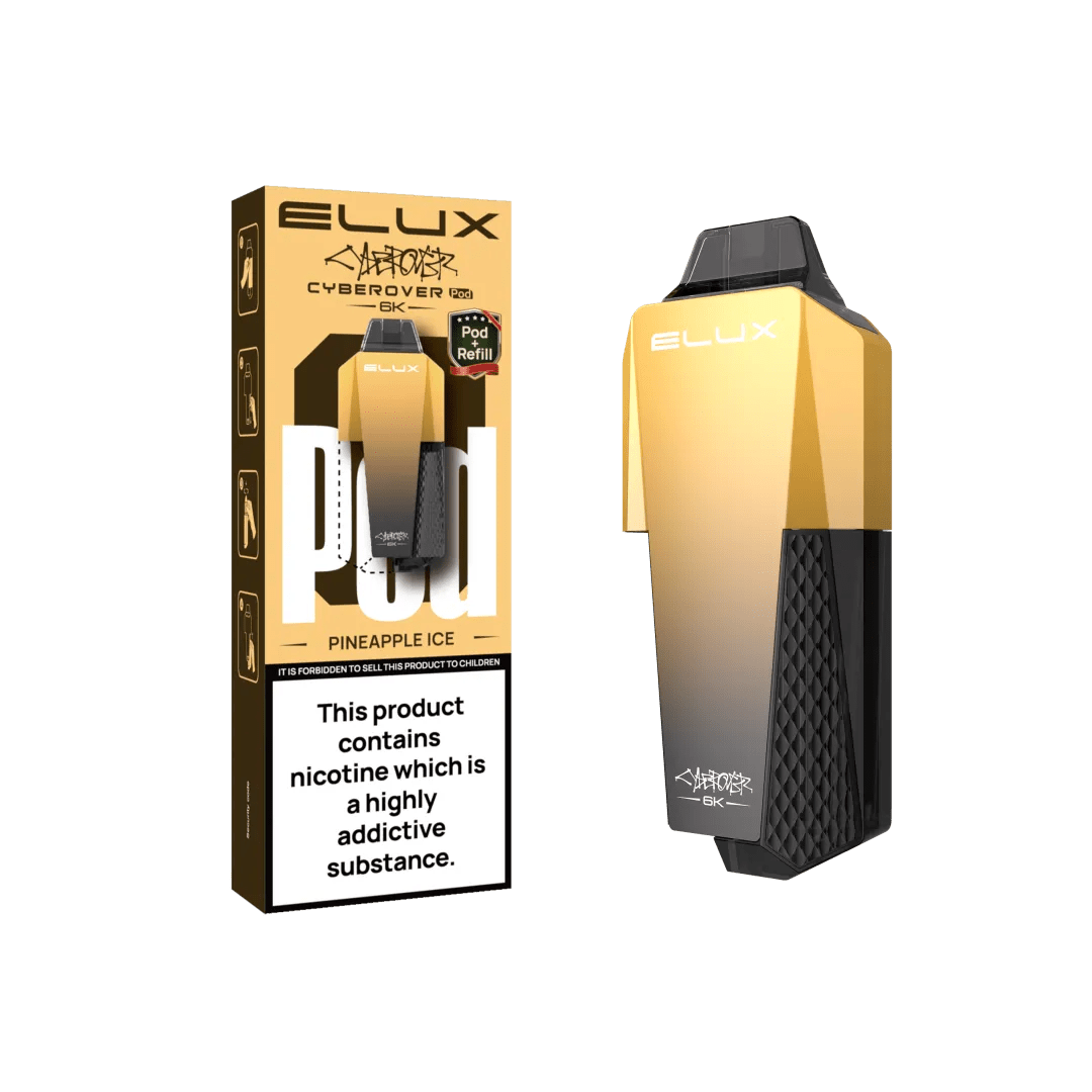 bulk wholesale Elux Cyberover 6K Replacement Pods Box of 5 - Pineapple Ice