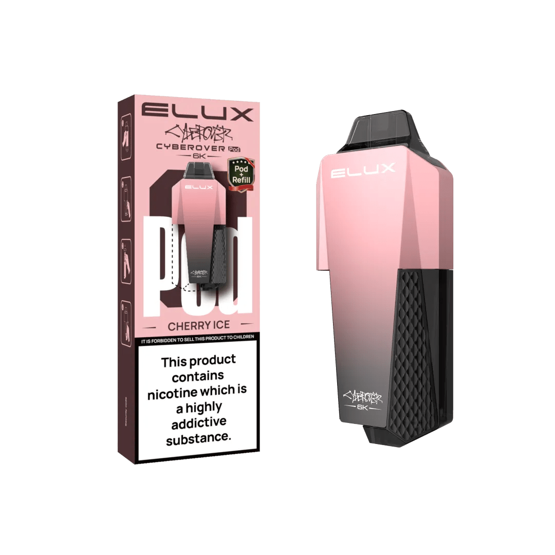 bulk wholesale Elux Cyberover 6K Replacement Pods Box of 5 - Cherry Ice