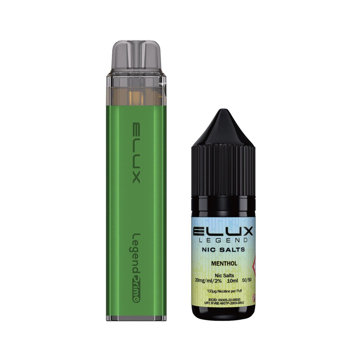 bulk wholesale Elux Legend Prime 5000 Refillable Pod Kit - Menthol