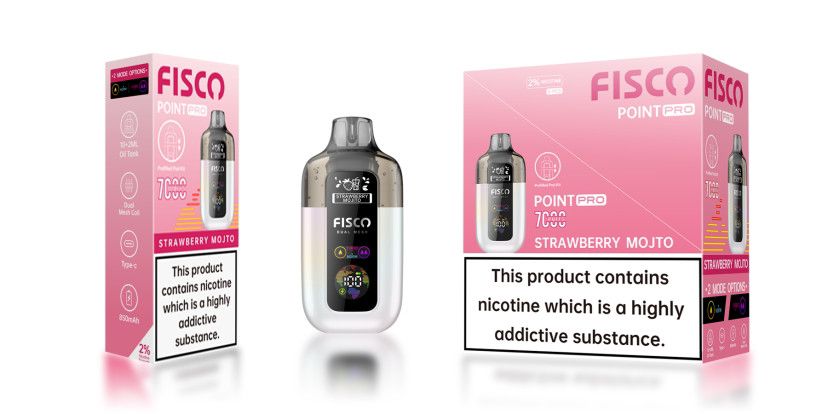bulk wholesale Fisco Point Pro 7000 Disposable Box of 5 - Juicy Peach Lemon