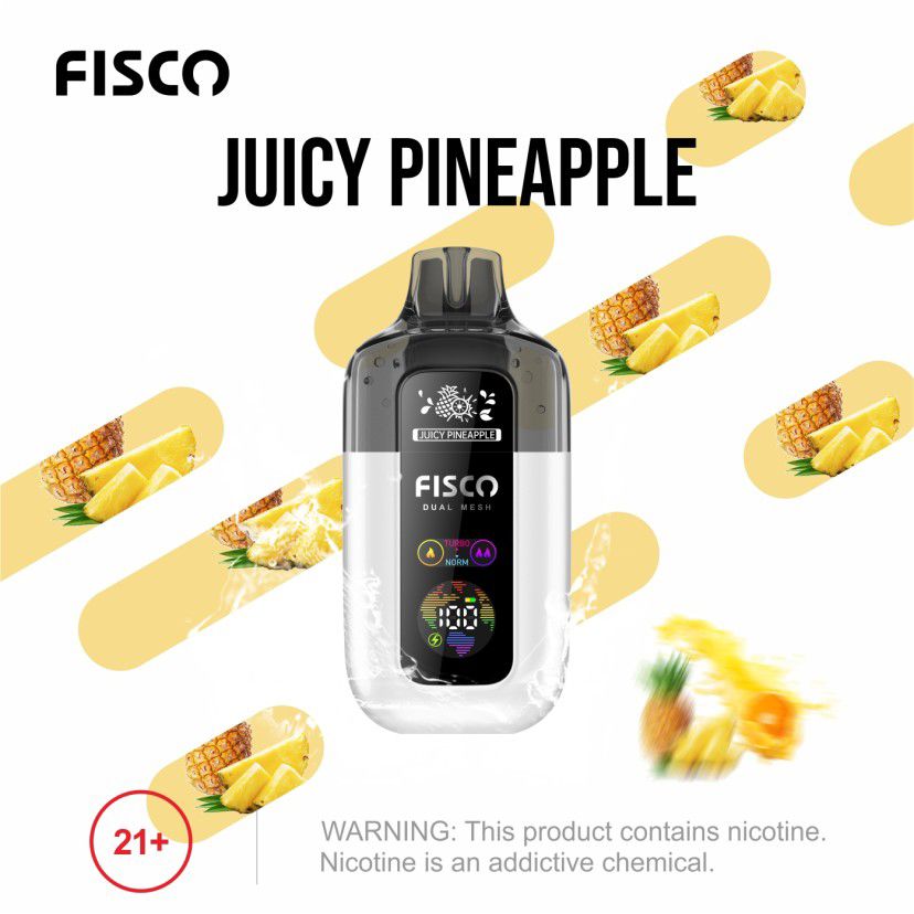 bulk wholesale Fisco Point Pro 7000 Disposable Box of 5 - Juicy Pineapple