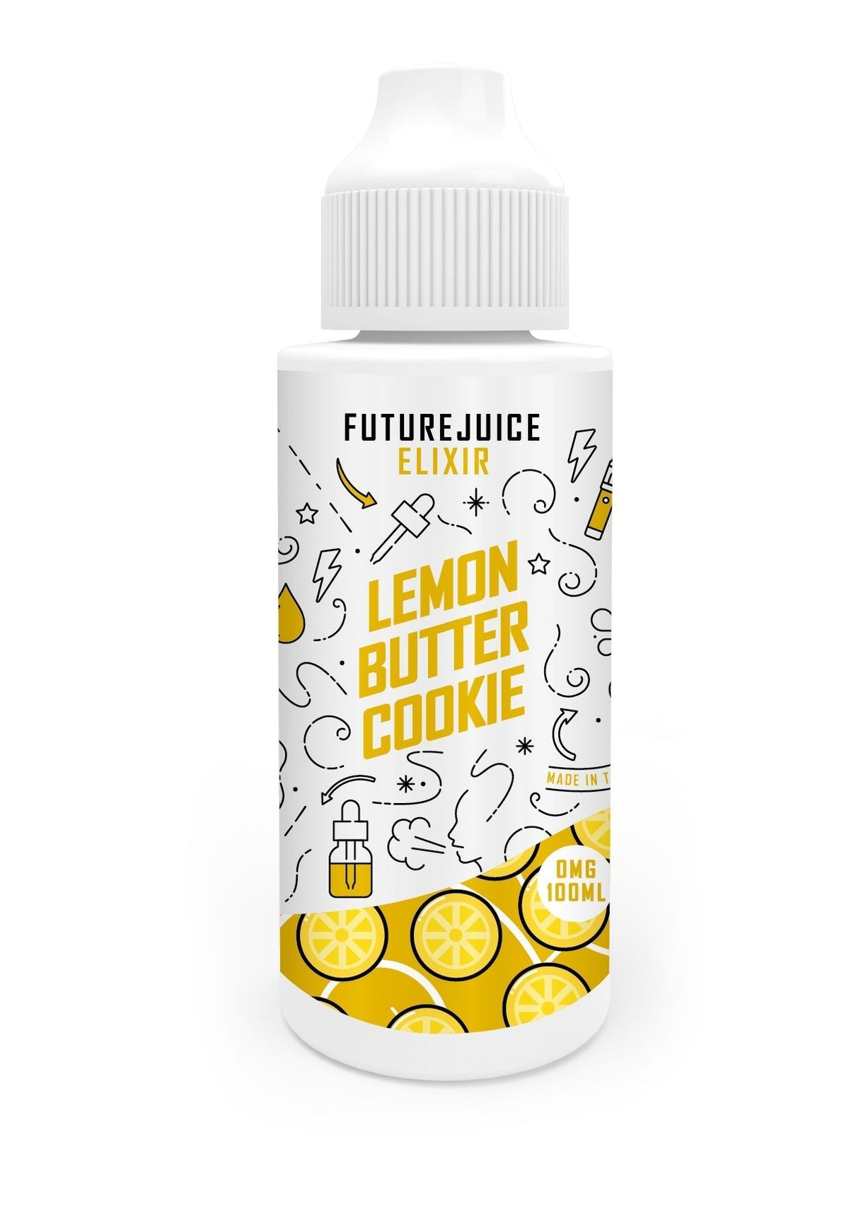 bulk wholesale Future Juice Elixir E - Liquid 100ml Shortfill - Lemon Butter Cookie