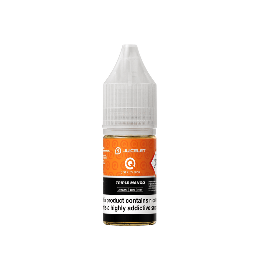 bulk wholesale Geekvape JUICELET Q Series 6000 Nic Salt 10ml E - Liquid Pack of 10 - Triple Mango
