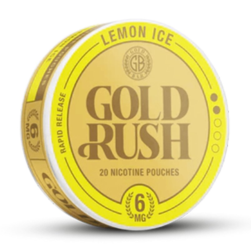 bulk wholesale Gold Bar Gold Rush Nicotine Pouches Pack of 10 - Lemon Ice