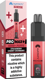 Hayati Crystal Pro Max+ 6000 Puffs Vape Kit Box of 10 - Mcr Vape Distro