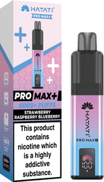 Hayati Crystal Pro Max+ 6000 Puffs Vape Kit Box of 10 - Mcr Vape Distro
