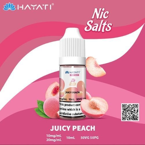 bulk wholesale Hayati Pro Max Nic Salt 10ml E - liquids - (BOX OF 10) - Juicy Peach