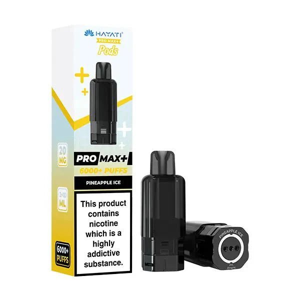 bulk wholesale Hayati Pro Max Plus 6000 Prefilled Pods Box of 5 - Pineapple Ice