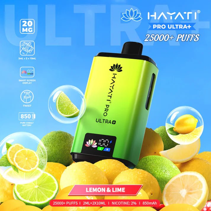 bulk wholesale Hayati Pro Ultra Plus 25000 Starter Vape Kit Box of 5 - Blackcurrant Cotton K / Blue Raspberry