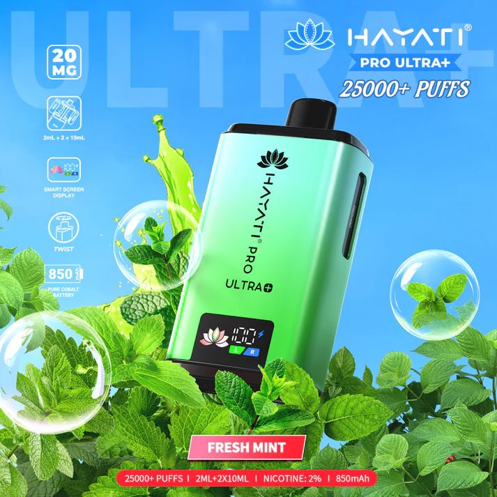 bulk wholesale Hayati Pro Ultra Plus 25000 Starter Vape Kit Box of 5 - Blackcurrant Cotton K / Blue Raspberry