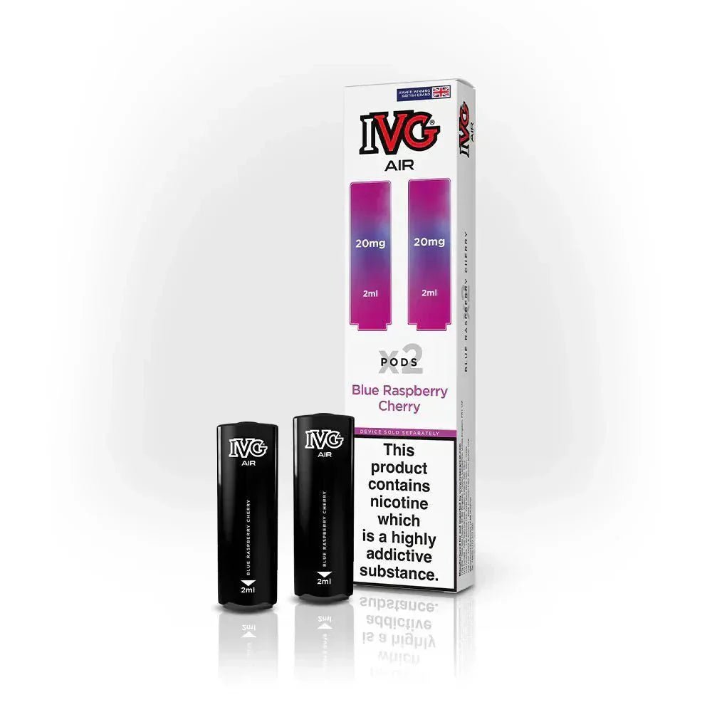 bulk wholesale IVG 2400 Air Prefilled Pods (Box of 10 ) - Blue Raspberry Cherry