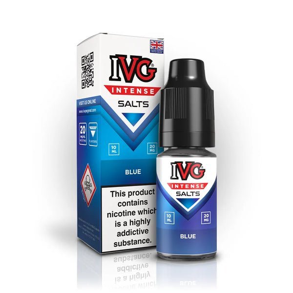 bulk wholesale IVG Intense Nic Salts 10ml E - Liquid Box of 10 - Blue