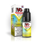bulk wholesale IVG Intense Nic Salts 10ml E - Liquid Box of 10 - Banana Ice