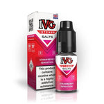 bulk wholesale IVG Intense Nic Salts 10ml E - Liquid Box of 10 - Strawberry Sensation