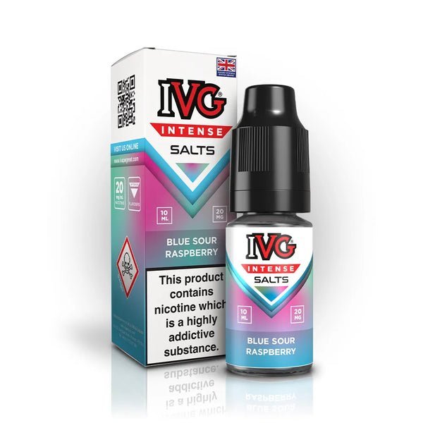 bulk wholesale IVG Intense Nic Salts 10ml E - Liquid Box of 10 - Blue Sour Raspberry