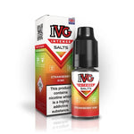 bulk wholesale IVG Intense Nic Salts 10ml E - Liquid Box of 10 - Strawberry Kiwi