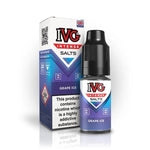 bulk wholesale IVG Intense Nic Salts 10ml E - Liquid Box of 10 - Grape Ice
