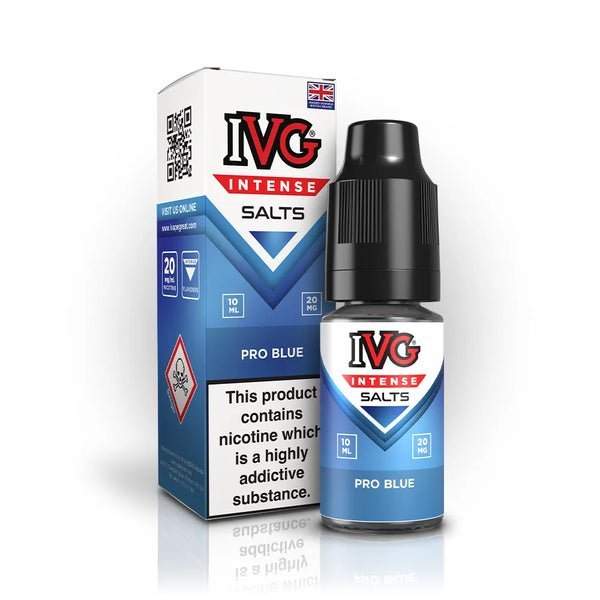 bulk wholesale IVG Intense Nic Salts 10ml E - Liquid Box of 10 - Pro Blue