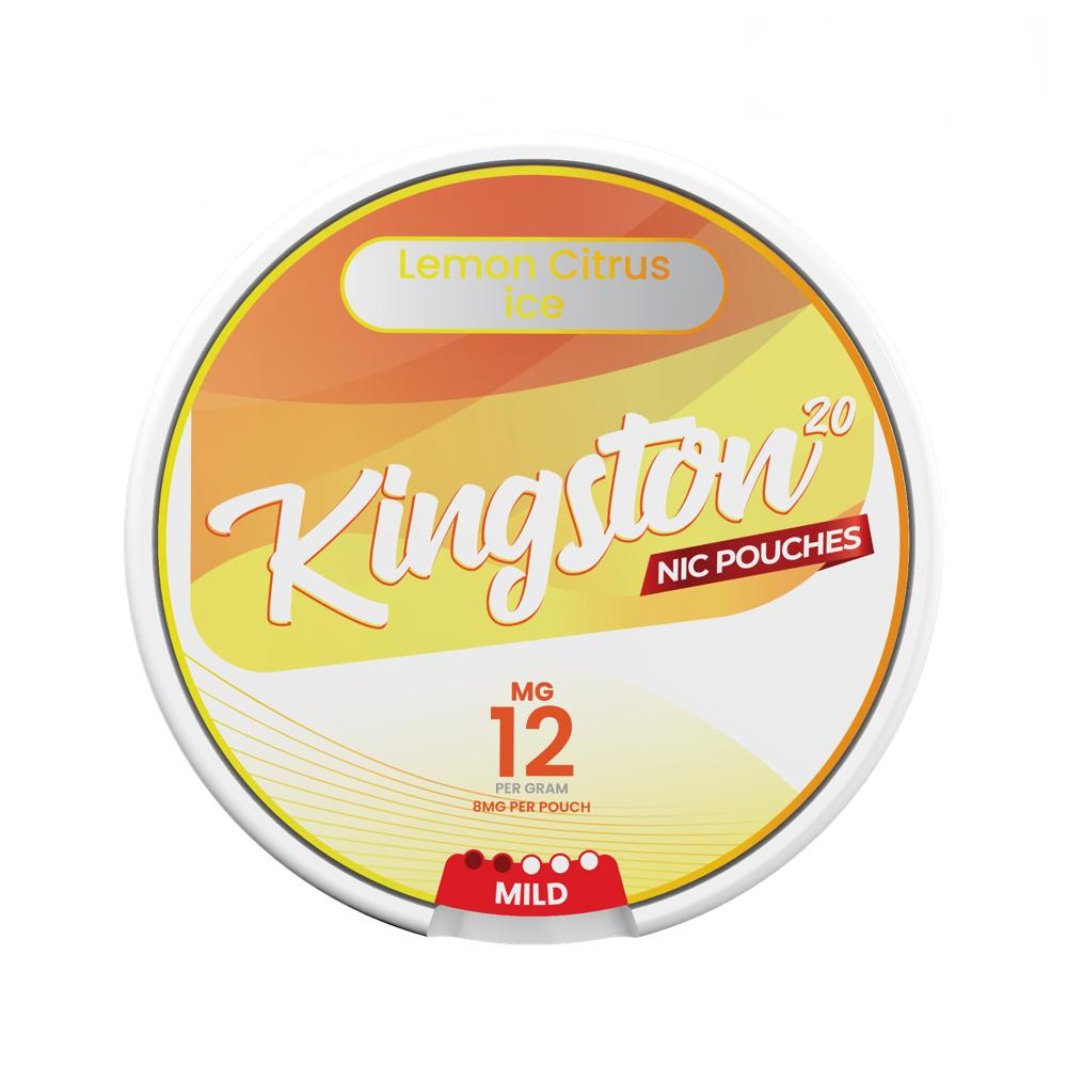 bulk wholesale Kingston Nicotine Pouches Pack of 10 - Lemon Citrus Ice