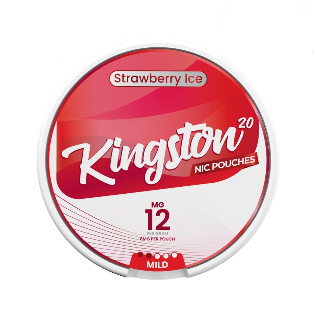 bulk wholesale Kingston Nicotine Pouches Pack of 10 - Strawberry Ice