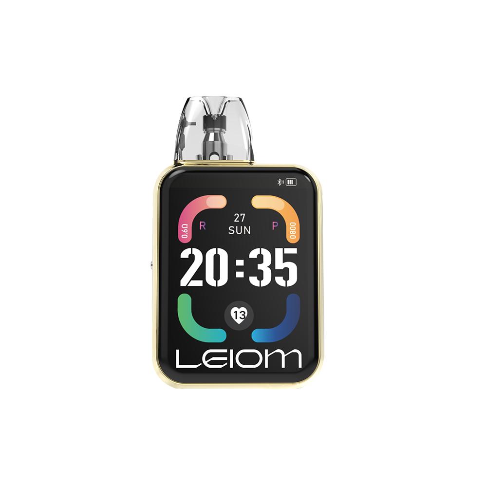bulk wholesale LEIOM ALFA Smart Pod Kit - Gold/Black Carbon