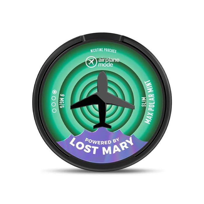 bulk wholesale Lost Mary Airplane Mode Nicotine Pouches Pack of 10 - Max Polar Mint