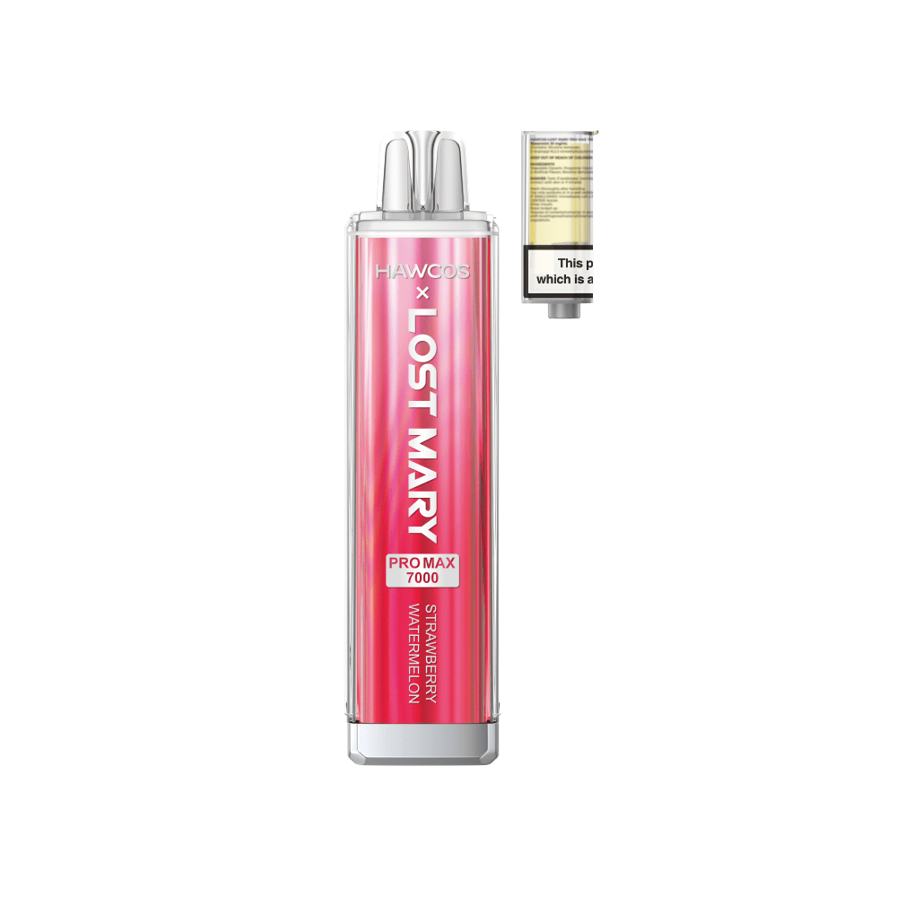 bulk wholesale Lost Mary x Hawcos Pro Max 7000 Prefilled Pod Vape Box of 10 - Strawberry Watermelon