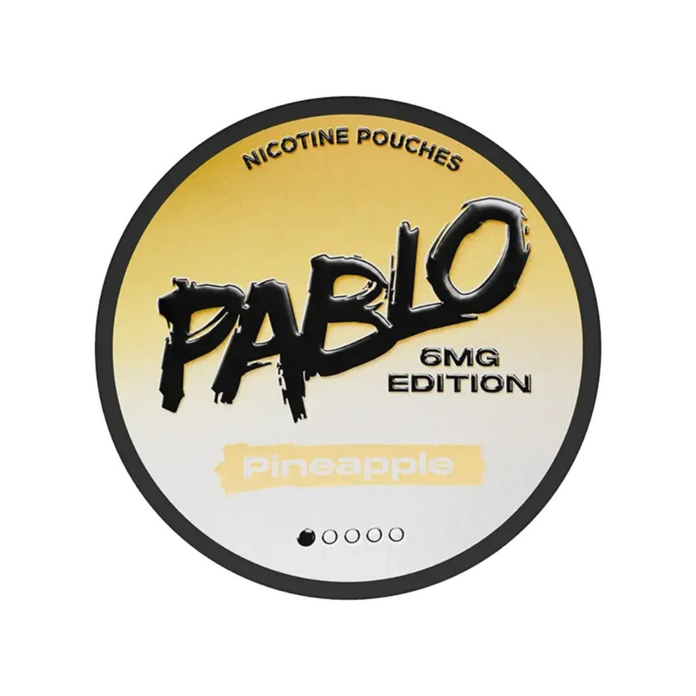 Pablo Nicotine Pouches 6mg - Box of 10 - Pineapple
