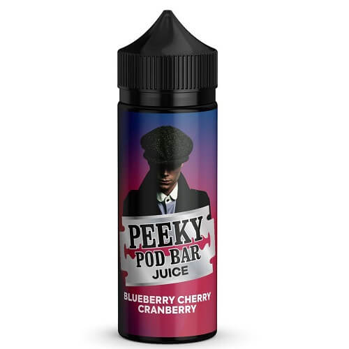 bulk wholesale Peeky Blenders Pod Bar Juice Shortfill 100ml - Blueberry Cherry Cranberry