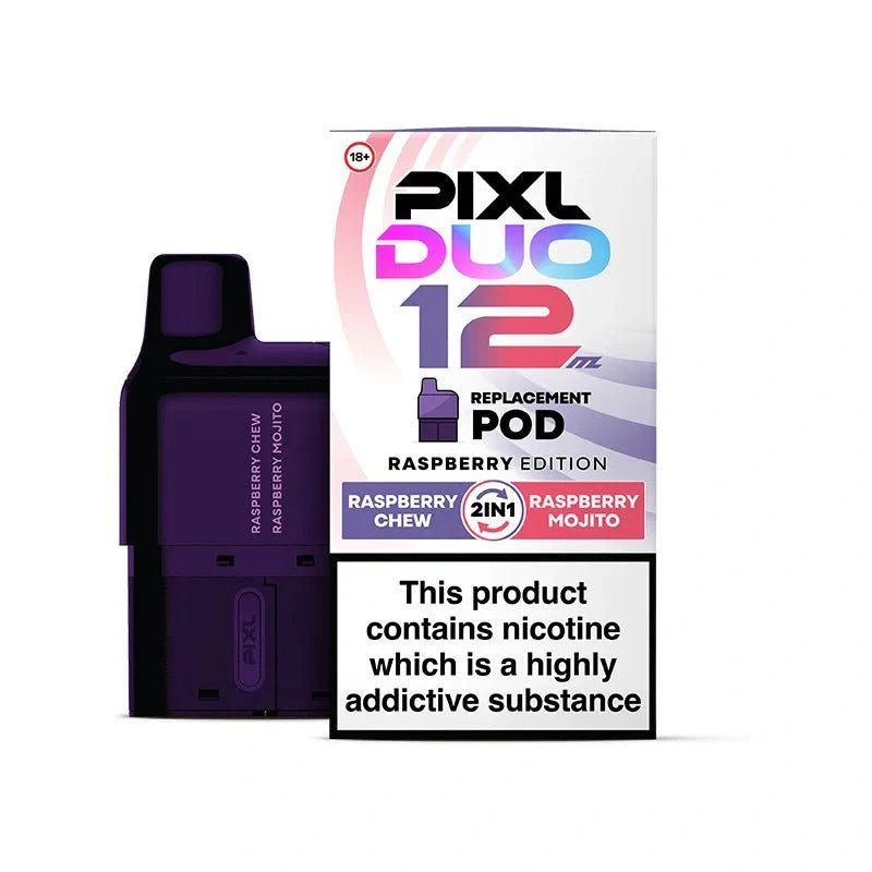 bulk wholesale PIXL Duo 12 Replacement Pods Pack of 5 - Raspberry Edition