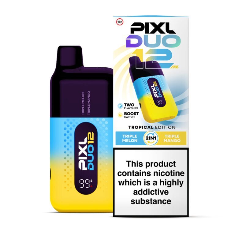 bulk wholesale Pixl Duo 12000 Vape Kit Box of 5 - Tropical Edition