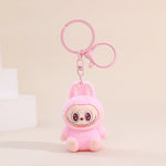 bulk wholesale Plush Toy Key Ring - Pink