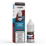 bulk wholesale Podbar Salt 10ml E - liquids - Box of 10 - Blueberry Cherry Cranberry