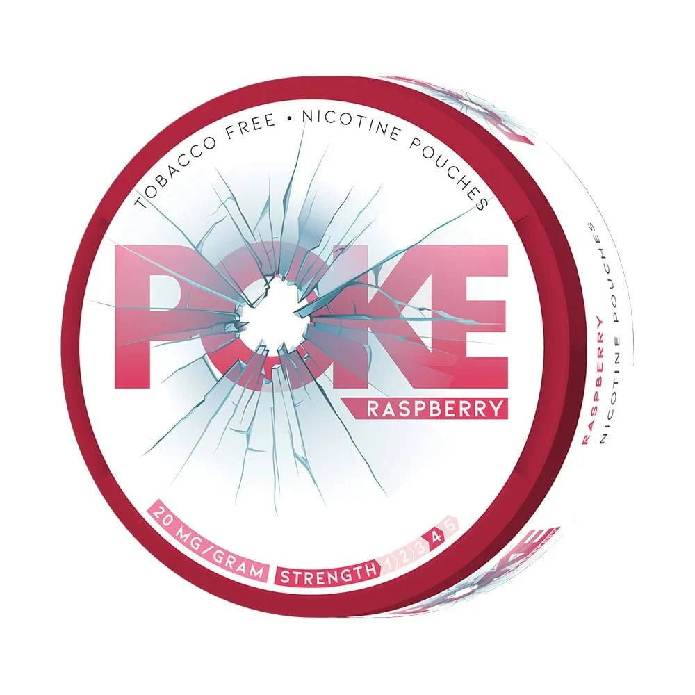 bulk wholesale Poke Nicotine Pouches Pack of 10 - Raspberry
