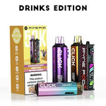 bulk wholesale Pyne Pod Click 50k Prefilled Pod Vape Kit Box of 5 - Drinks Edition
