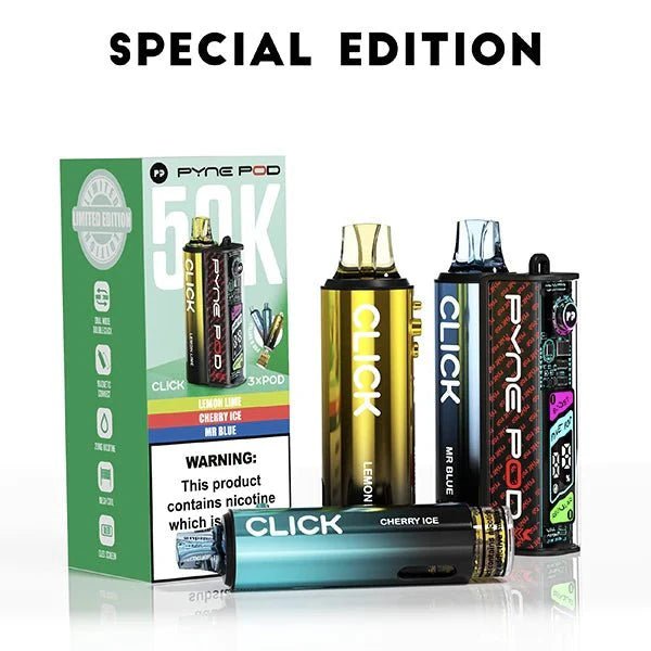 bulk wholesale Pyne Pod Click 50k Prefilled Pod Vape Kit Box of 5 - Special Edition