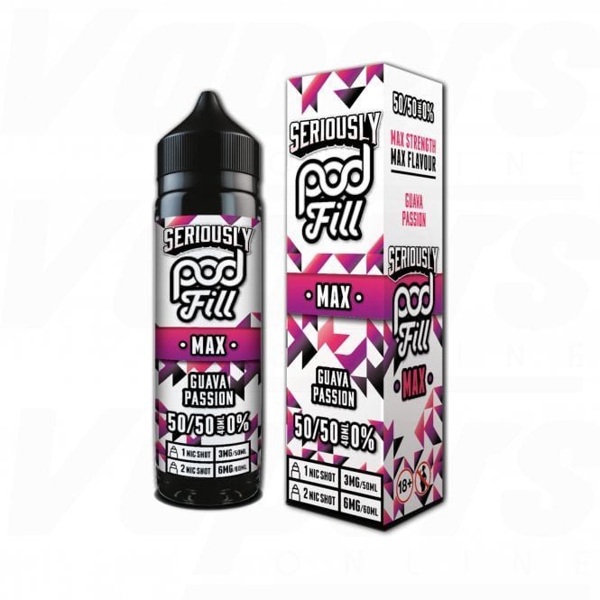 bulk wholesale Seriously Pod Fill Max 50ml E - Liquid - Guava Passion