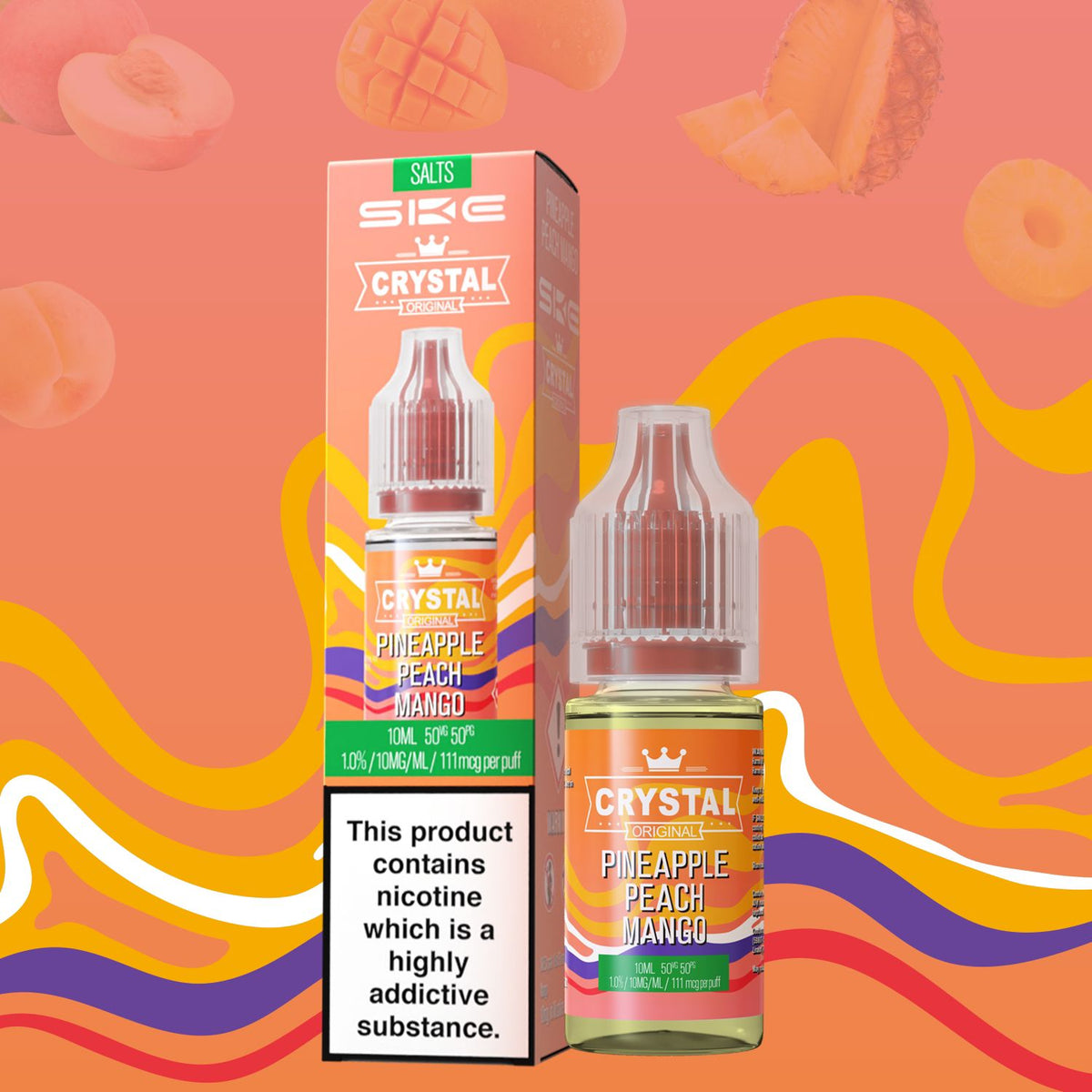 bulk wholesale Ske Crystal Original Nic Salts 10ml - Box of 10 - 10mg