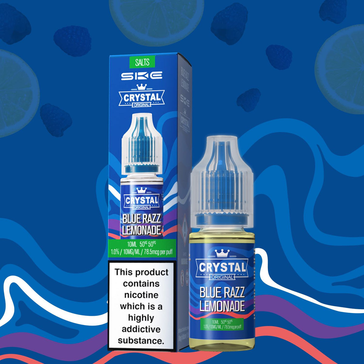 bulk wholesale Ske Crystal Original Nic Salts 10ml - Box of 10 - 10mg