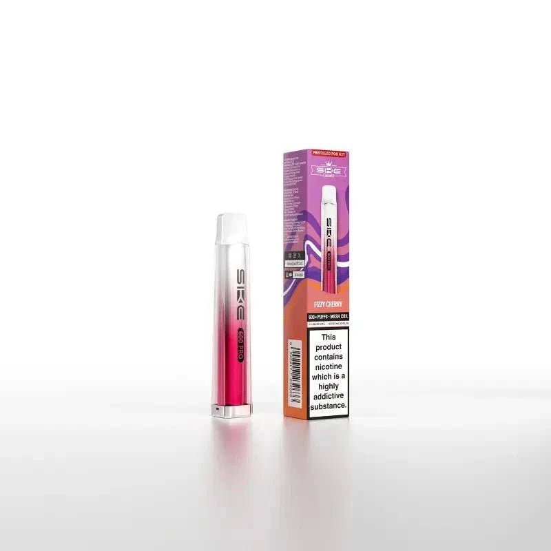 bulk wholesale Ske Crystal Pro 600 Pod Kit Box of 10 - Fizzy Cherry