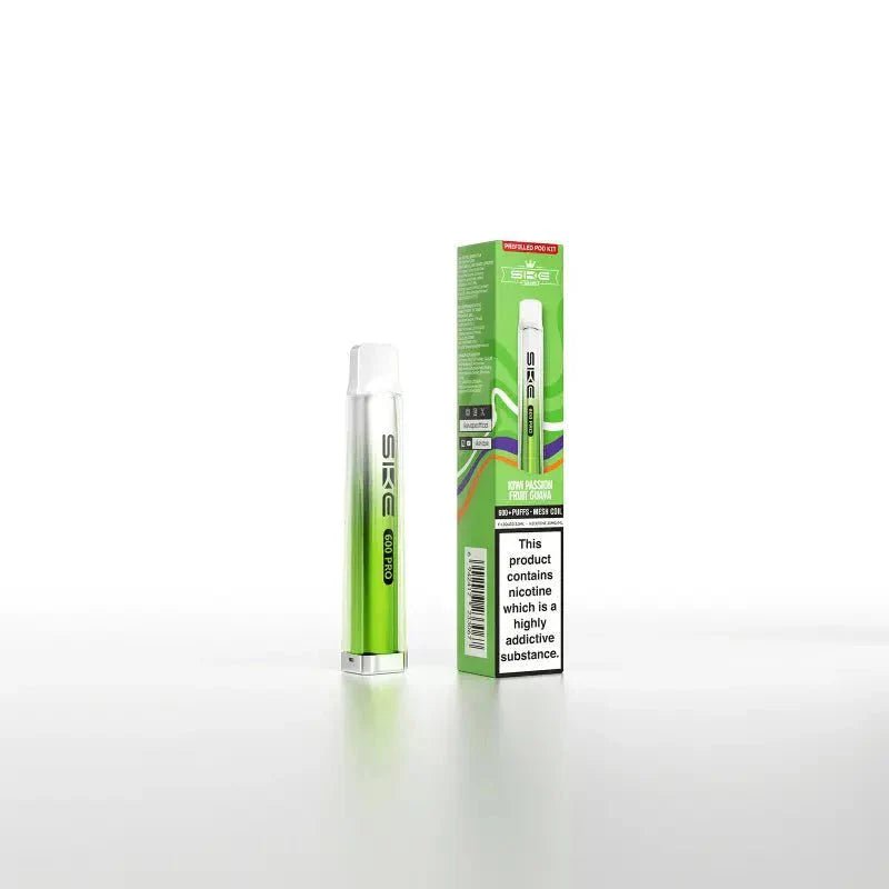 bulk wholesale Ske Crystal Pro 600 Pod Kit Box of 10 - Kiwi Passionfruit Guava
